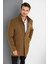 PLT9386 Dewberry Erkek Palto-Camel 5