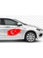 Yırtıklı Tırtıklı Türk Bayrağı, Ayyıldız, Araba Oto Motosiklet Karavan Sticker 02516 3