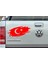 Yırtıklı Tırtıklı Türk Bayrağı, Ayyıldız, Araba Oto Motosiklet Karavan Sticker 02516 4