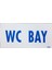 Wc Bay Uyarı Levhası 12,5X25 Kod: Dek 1783 1