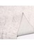 Lapice Modern Gri Beyaz Polyester Kaydırmaz Makine Halısı 5