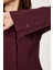 Çan Kollu Vücuda Oturan Dokuma Gömlek LUB0300 Bordo 4