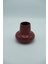 | Bohem Stil Dekoratif Vazo | Modern Minimal Yuvarlak Form | Ruby Bordo| 2