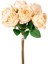 Yapay Çiçek Gül 6&apos;lı Demet Açık Sarı 37 Cm. 3