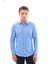 Slimfit Koyu Mavi Desenli Erkek Gömlek Likralı Dar Kesim Yapısıyla AS0710704-06 1