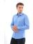 Slimfit Koyu Mavi Desenli Erkek Gömlek Likralı Dar Kesim Yapısıyla AS0710704-06 2