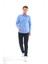 Slimfit Koyu Mavi Desenli Erkek Gömlek Likralı Dar Kesim Yapısıyla AS0710704-06 5