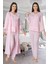 Effortt 2424 Uzun Dantel Sabahlıklı Lohusa Pijama 1