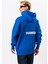 Erkek Mavi Oversize Sweatshirt Yazılı Kapüşonlu 3