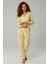 Süet Gömlek Pijama Takımı 7006 Limon 1