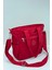 Çok Cepli Kadın Omuz Çantası Orta Boy Günlük HV3032 Kırmızı 4