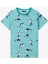 Erkek Çocuk Yeşil Regular Fit Baskılı T-Shirt 1