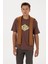 Erkek Kahverengi Tişört 50324811-VR029 3