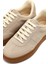 Kadın Bej Bağcıklı Kalın Tabanlı Süet Sneaker 25AFE145210 10