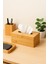 Ahşap Bambu Peçetelik 23X12X8,5 cm Masaüstü Peçete Kutusu Modern Servis Dayanıklı Şık Tasarım Ev Ofis Kafe Mutfak Için Dekoratif Organizer 2