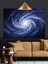 Uzay Girdap Sarmal Galaksi Dekoratif Kanvas - Mdf Ahşap Tablo 1