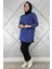 Kadın Düğme Taş Detaylı Biyeli Tesettür Tunik 1