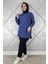 Kadın Düğme Taş Detaylı Biyeli Tesettür Tunik 3