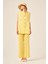 Ftz Kadın Keten Ikili Takım Sarı 31195 5
