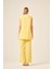 Ftz Kadın Keten Ikili Takım Sarı 31195 6