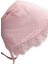 Fistolu Bağlamalı Bebek Şapka 0-1 Yaş Pembe 2