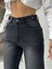 Kadın Kemer Apoletli Mom Jeans 4