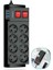 Isıya Dayanıklı Termal Akım Korumalı 2 Metre 16A 4000W 8li Priz ve 3 USB Li Uzatma Kablosu 2