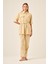 Ftz Kadın Keten Takım Bej 31196 4