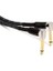 BIC-1AA Studio Grade Instrument Cable, Patch/pedal Kablosu, Sağ Açılı 1/4 Inç Konnektörler, 1 Ft/30 cm Uzunluk 4