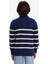 Erkek Çocuk Yarım Fermuarlı Çizgili Triko Kazak G3076A825WN 5