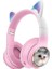 Wireless 5.3 Stereo Kedili Kulak Üstü Bluetooth Kulaklık Pembe Blt-45 1
