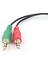 2x3.5mm Stereo Erkek - 3.5mm Stereo Dişi Y Kablo (DK-CB-AUC02) 2