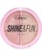 Callista Shine & Fun Face Duo 130 Shine Squad Allık & Aydınlatıcı Paleti 1