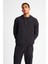 Erkek Fermuarlı Kapüşonlu Sweatshirt 25N-1102 1