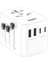 Labs BL80 Seyehat Şarj Adaptörü 35W Gan Çoklu Priz Dönüştürücü (Beyaz) 3