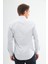 Slimfit Beyaz Lacivert Kareli Erkek Gömlek Likralı Dar Kesim Yapısıyla AS045085/19 3