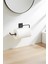 Siyah Yapışkanlı Solo Havluluk – Kare Topuzlu, (Yapıştır/vidala) Montajlı Metal Banyo Askısı - (S-110) - Kts 4