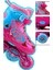 Kanatlı Işıklı Inline Paten Kız Çocuk Pateni Silikon Teker 3