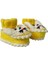 1379 El Örgüsü Tavşan Desenli Sarı Bebek Patik / 12 - 24 Ay 1