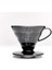 V60 02 Plastik Dripper ve 40’lı Filtre Kağıdı Seti, Siyah Şeffaf 2