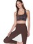 Super Soft 7/8 Kadın Kahverengi Yoga Tayt 2