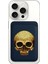 iPhone 11 12 13 14 15 16 17 Pro Max Plus Air Magsafe Mıknatıslı Lacivert Kartlık Disco Skull 1
