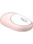 Mini Windows Kablosuz Wıreless Pembe Mouse Sessiz Ofis Mause Fare (1200DPİ + 2.4g) 3