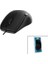 Everest SM-207B Kablolu USB Siyah Optik Mouse 1200DPI Vakumlu Ambalaj (5324) 1