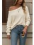 Kadın Uzun Kollu Tek Omuzu Açık Triko Bluz 3