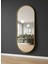 Gold Elips Ayna 160X60 Dekoratif Salon Hol Dikey Duvar Aynası Metal Çerçeveli 3 Renk Seçeneği 1