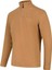 Cedric Erkek Yarım Fermuarlı Ince Polar Sweatshirt Camel 1