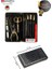 Manikür Seti Profesyonel Kullanım İçin Şık Siyah Renk 7 Parça 2