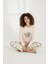 Luxury Thermal Among Stars Desenli Kadın Polar Kışlık Pijama Takımı – 42058 3