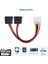 4-Pin Molex Erkek - 15-Pin Sata Güç Dönüştürücü ve Çoklayıcı Kablo 3